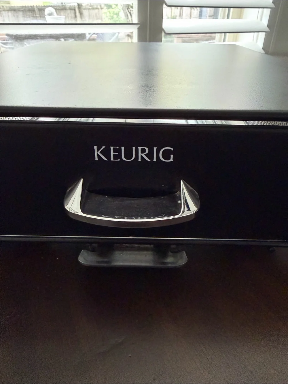 Keurig Rolling Metal Storage Drawer, Holds 35 K-Cups